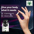 Cápsulas de Complejo de Magnesio – 180 Cápsulas Veganas – 400 mg de Magnesio Elemental por Porción Diaria – Citrato de Magnesio,Óxido, Bisglicinato y Malato