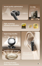 Auriculares Bluetooth | Auriculares inalámbricos Acer OHR546, estéreo, graves profundos, baja latencia en llamadas, uso cómodo (estudio