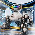 Perro Robot Todoterreno de Gran Tamaño de 2ª Generación Mejorado con Control Remoto por Gestos, Juguete Robot Inteligente, Caminante Mecánico Acrobático para Niños, Dron RC de Mascota a Gran Escala (Regalo Ideal para Fiestas)