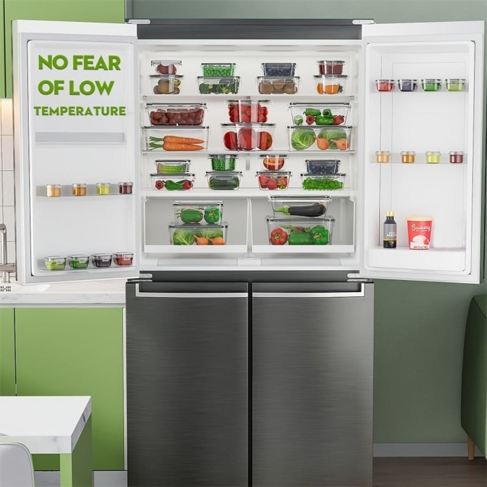 26 Piezas de Recipientes para Almacenar Alimentos, Caja de Salsas Apilable, Juego de Tazones de Cocina (13 Cajas + 13 Tapas) - Contenedores de Plástico Herméticos con Tapas - Aptos para Microondas y Congelador, Cajas para Almuerzo