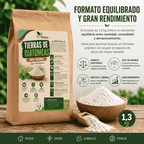 Tierra de Diatomeas Premium – 100% Natural | Polvo Ultrafino 1,3 kg |Múltiples Aplicaciones | Alta Pureza Super Blanca | Vegano y Seguro