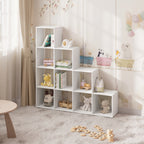 Estantería vertical 136 cm de madera | Libros decoración y almacenamiento en casa
