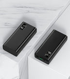 Batería externa | Batería Externa Portátil de Gran Capacidad 50000Mah con Interfases Tipo-C/Usb/Micro, Pantalla LED, Carga Rápida PD22.5W