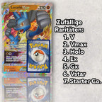 Pokémon XXL Inglés Paquete de 2 Jumbo Sobre Tamaño Aleatorio Raridad V/VMAX/HOLO/EX/GX