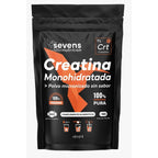 Pack 2x Creatina Monohidratada en Polvo Sin Sabor – 1000 g Totales – Creatina Micronizada 100 % Pura – Vegana y Sin Gluten – Sevens Nutrition