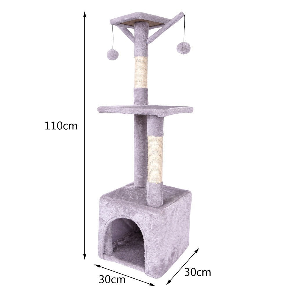 Arobol rascador para Gatos Rascador para Gato Postes rascador para Gatos Grande 105x40x40cm Varias Niveles