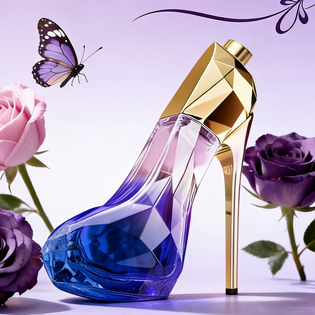 Set de Perfumes Elegantes de Tacón Alto para Mujer | Spray de Perfume Natural Naranja, Fragancia Floral Fresca de Larga Duración, Que Muestra Encanto Femenino, Perfecto para el Desplazamiento Diario y Viajes (30ml*2)