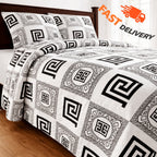 Colcha Bouti Verano Estampada Reversible – Microfibra Suave y Duradera, Antiárrugas, Secado Rápido, Ligera para Cama Individual 90 y Doble – Sin Fundas de Almohada