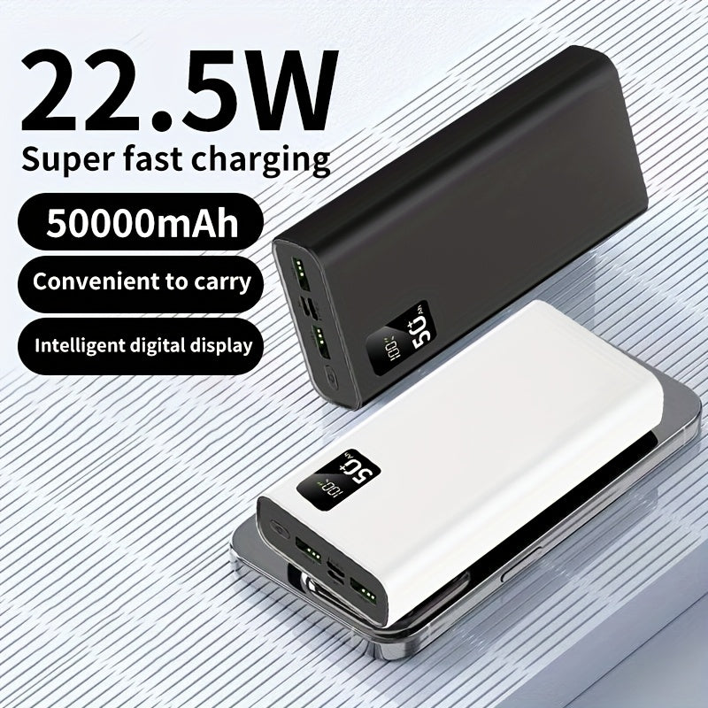 Power bank para carga durante viajes y uso diario | 5W y 50000mAh