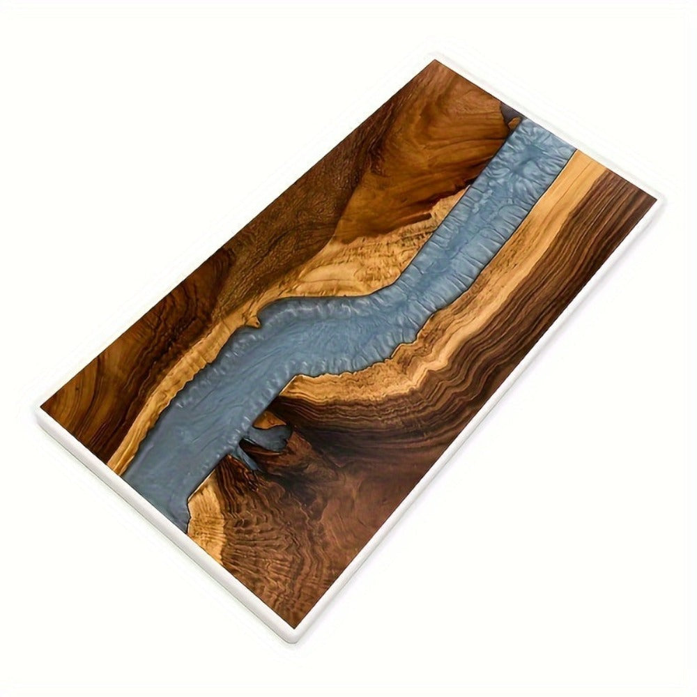 Molde de Silicona Grande y Reutilizable para Mesas de Río de Resina Epoxi y Arte en Resina, Ideal para Platos Especiales, Bandejas, Carpintería y Mesas de Café