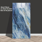 50/20/10 piezas Azulejos de pared autoadhesivos con efecto mármol, Adhesivos de pared de espuma de vinilo, Papel tapiz mural con patrón dorado fácil, Fácil de limpiar y cortar, Adhesivos de pared duraderos, para renovación de baño, sala de estar, cocina,