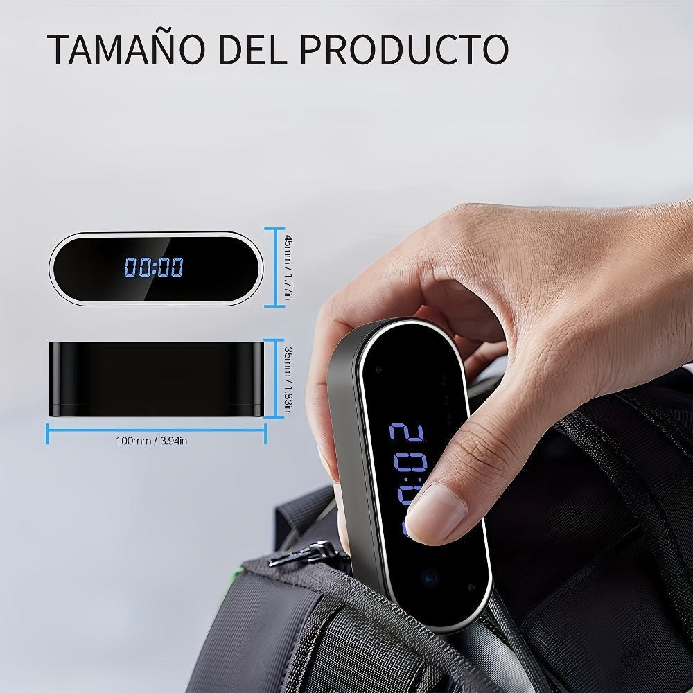 Reloj Wifi de moda con cámara 1080P, visión nocturna, reconocimiento inteligente AI, detección de movimiento, punto de acceso AP de red local, notificación de alarma con video de 6 segundos y correo electrónico, visualización remota en teléfono móvil, bat