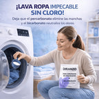 Percarbonato Blanqueador Diranzo, Percarbonato Sódico 750g, 100% Puro, Quitamanchas, Higienizante, Apto Ropa blanca y Color, Elimina manchas difíciles y olores, Alarga la vida de la Lavadora