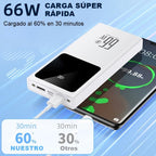 Batería Externa Portátil de Gran Capacidad de 50000mAh, Cargador USB Rápido para Reserva de Energía de Emergencia al Aire Libre, Luz para Camping al Aire Libre, Carga Rápida Bidireccional, Adecuada para Teléfonos, Android y Dispositivos Digitales, Regalo