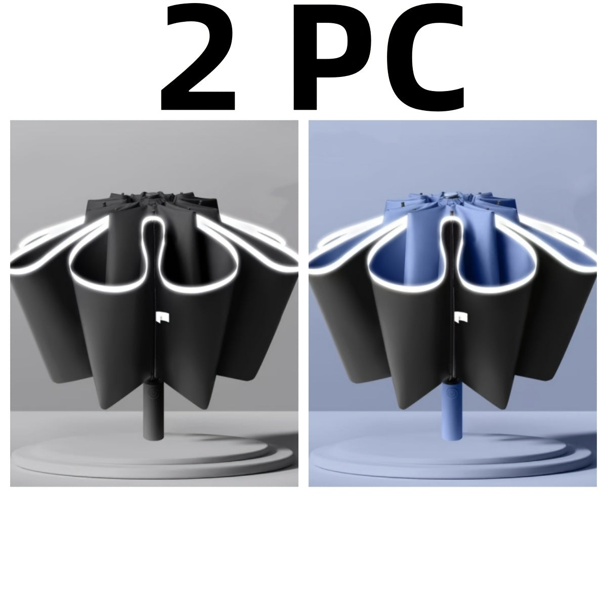 Paraguas Automático Doble de 10 Varillas Compacto para Viaje, Paraguas Resistente, Paraguas de Coche Reforzado y Ampliado, Paraguas de Protección para Viaje con Barra de Seguridad, Diseño Moderno en Múltiples Colores, Paraguas de Alta Gama Adecuado para H