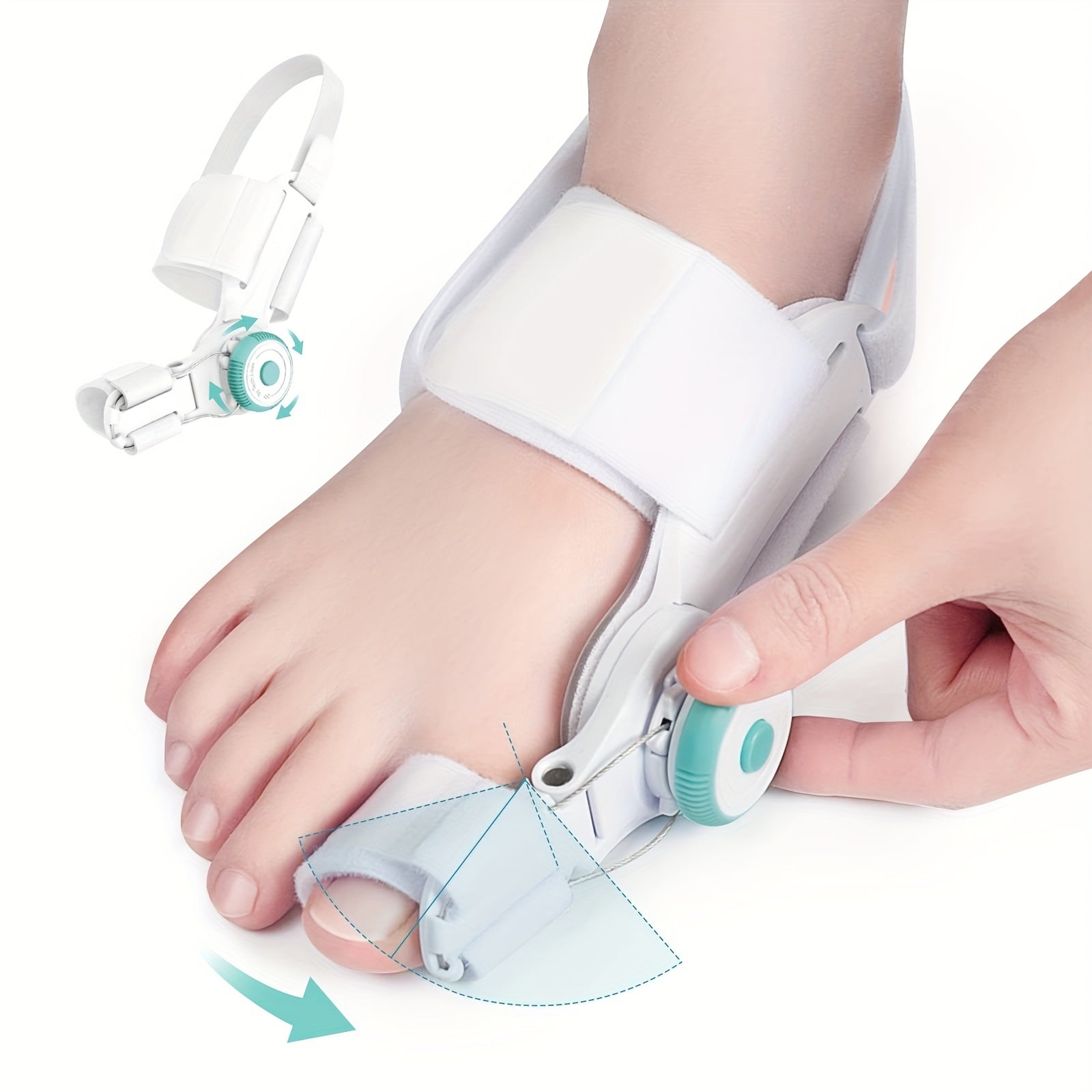 Corrector ajustable con almohadilla de silicona ajustable de silicona | Uso diario y alineación según instrucciones