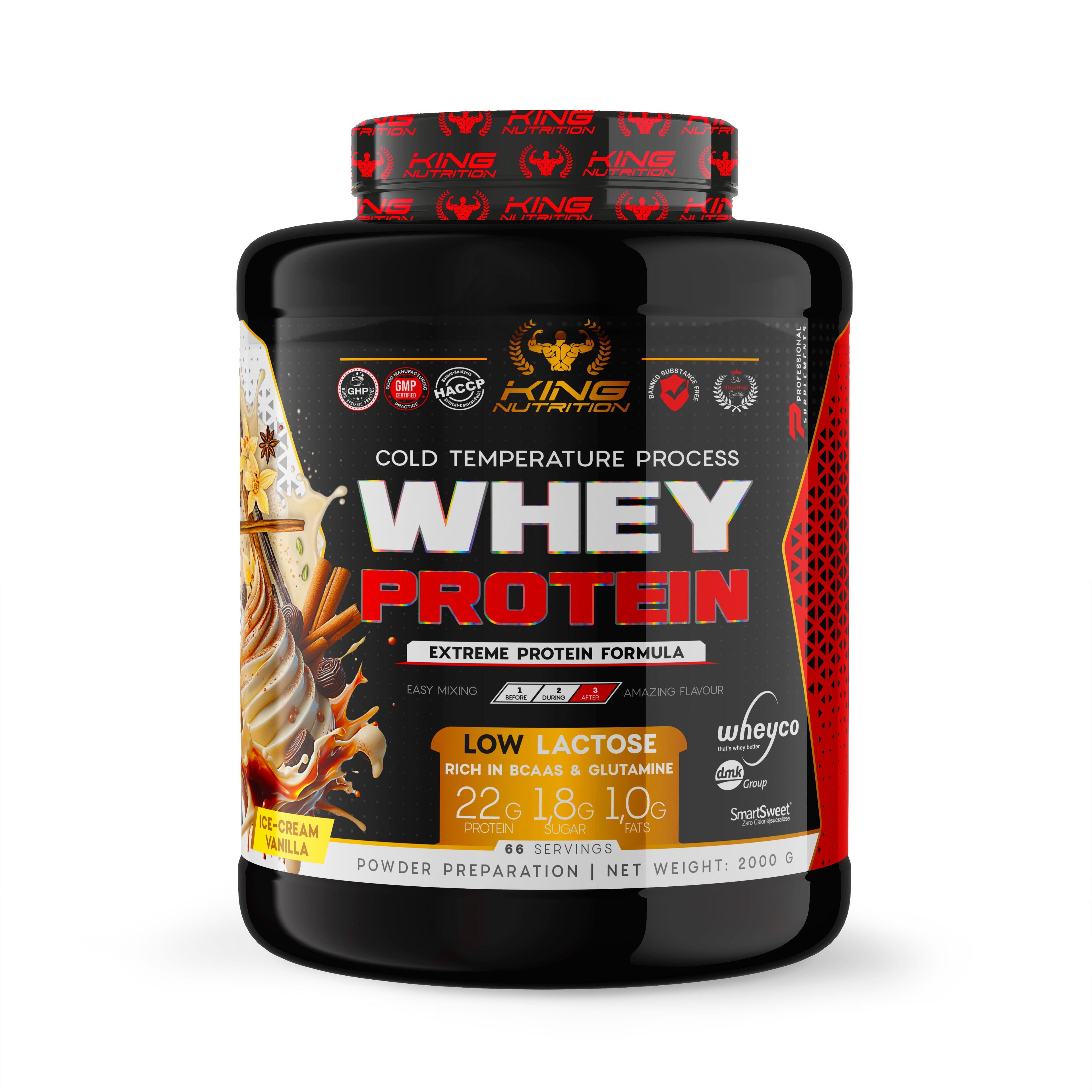 King Nutrition Whey 2kg Proteína de suero
