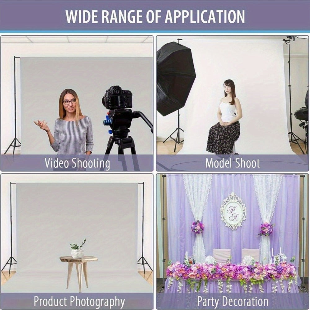 Kit de soporte de fondo ajustable para fotos con bolsa de transporte, accesorios de edificios coleccionables para decoración estacional