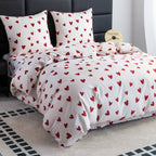 ¡Un conjunto de ropa de cama elegante en un color moderno que cambiará tu dormitorio! El conjunto incluye: 1 funda de edredón + 2 fundas de almohada (sin relleno). La tela suave y transpirable proporcionará comodidad durante todo el año - ¡perfecto para c