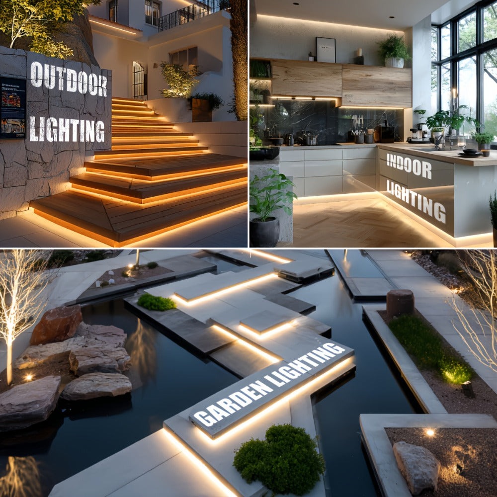 Tiras de luces LED súper brillantes AC 220V 230V | Cinta adhesiva de 120 LED/m, Cinta LED para lámpara exterior, Blanco o Blanco Cálido para cocina, jardín, decoración de habitaciones del hogar, Iluminación interior con enchufe de alimentación europeo | M