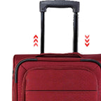 Maleta de viaje de tela de 3 piezas con asa telescópica, ligera y con ruedas, ideal para viajes, mudanzas y acampadas. Equipaje familiar combinado, 20"/26"/30"