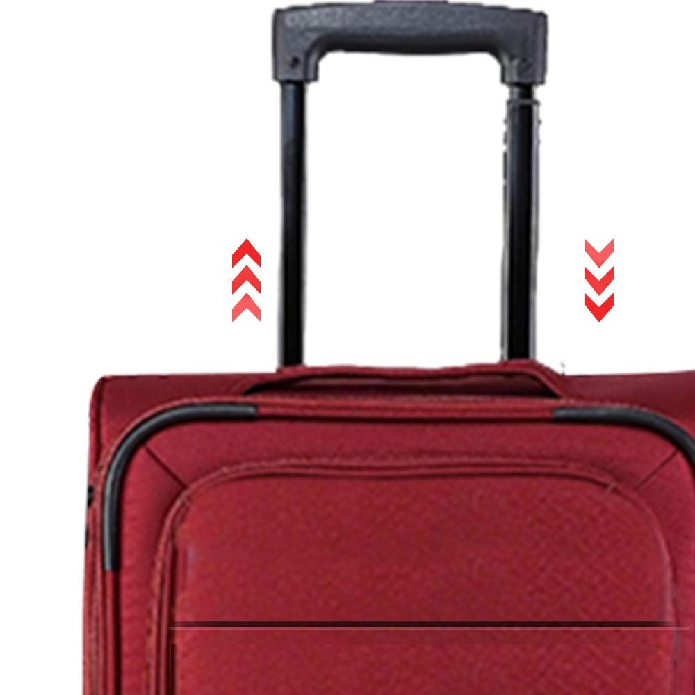 Maleta de viaje de tela de 3 piezas con asa telescópica, ligera y con ruedas, ideal para viajes, mudanzas y acampadas. Equipaje familiar combinado, 20"/26"/30"