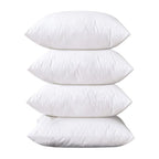 Tesosy Pack 4 / 6 Relleno de Cojin Relleno de Fibra Virgen Hueca Siliconada Suaves y Indeformable, Relleno para Cojines de Sofa o Almohadones