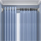 Barra de Cortina de Ducha, Antideslizante, Sin Taladro, de Acero Inoxidable, Extensible Telescópica, Anticorrosiva y Antideslizante, Barra de Tensión, Opción de Montaje en Pared, Uso Versátil, Diseño Moderno y Elegante | Característica Antideslizante, Cor