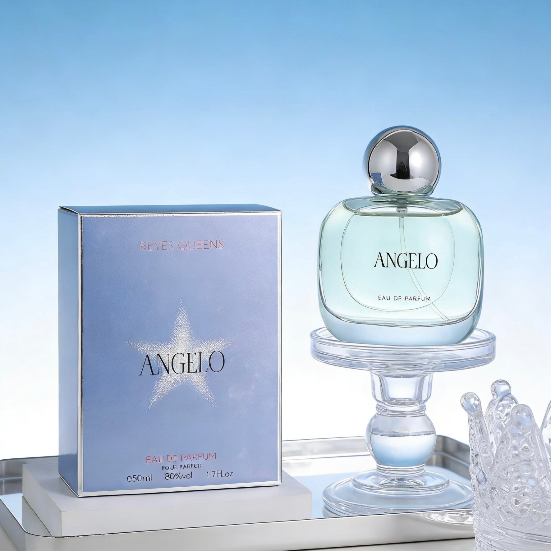 Perfume Angelo Mujer - Eau de Parfum | Duración Extrema | Huele a Azúcar, Elegancia y Luz 【Fragancia de Ensueño】 Notas de Praliné, Vainilla y Pachulí | Esencia Fresca y Alegre para Mujer | ¡Regalo Perfecto!