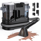 Lubluelu Máquina Limpiadora de Puntos de 600W con Potente Succión, Super Succión de 20KPa, Mayor Capacidad de Limpieza, Radio de Trabajo de 6.7m, Diseño de Doble Depósito de Agua (1L + 1.75L), Limpieza de 3 Acciones, Eliminador de Manchas No Químico para