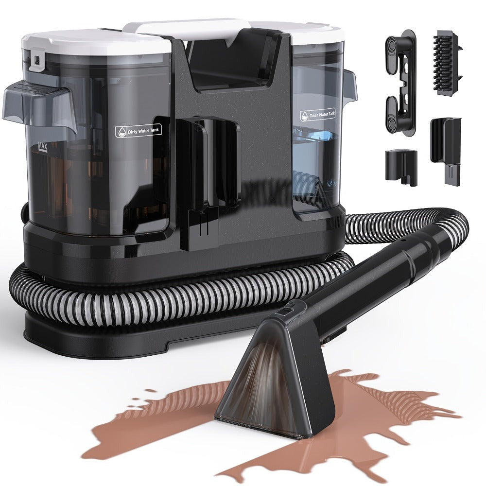 Lubluelu Máquina Limpiadora de Puntos de 600W con Potente Succión, Super Succión de 20KPa, Mayor Capacidad de Limpieza, Radio de Trabajo de 6.7m, Diseño de Doble Depósito de Agua (1L + 1.75L), Limpieza de 3 Acciones, Eliminador de Manchas No Químico para