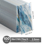 Panel de pared autoadhesivo 100 piezas | Cocina baño salón y renovación DIY