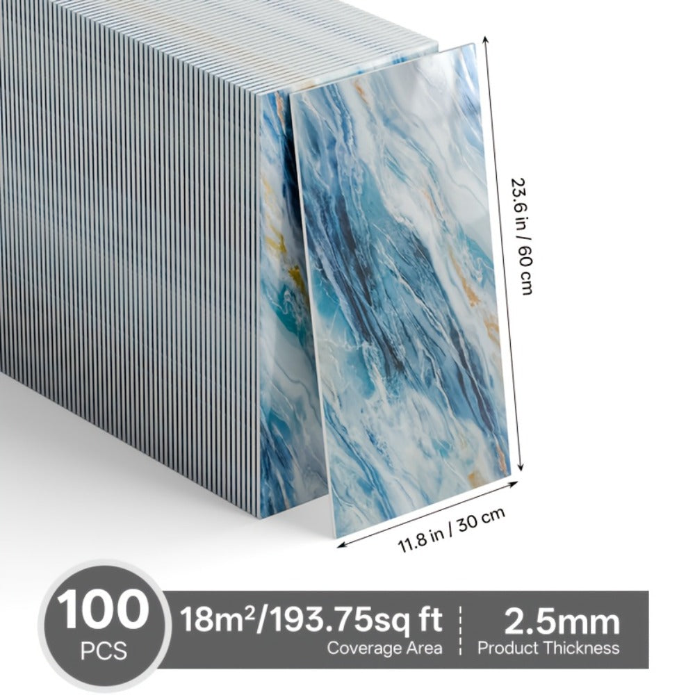 Panel de pared autoadhesivo 100 piezas | Cocina baño salón y renovación DIY