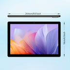 Tablet | Tablet Android 15 de 10 pulgadas, 12 (3+9) GB de RAM, 64 GB de ROM, Procesador Quad Core, Cámara de 2.0MP+8.0MP, 6000mAh, Múltiples