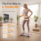Equipo de fitness giratorio de cintura para uso doméstico, quemador de grasa abdominal, equipado con bandas de resistencia, tabla de ejercicios silenciosa y antideslizante para entrenamiento de core, piernas y glúteos (capacidad de peso 136 kg - rosa - mo