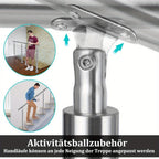 Kit de barandilla de escaleras en acero inoxidable para exteriores e interiores sin barras transversales