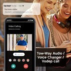 Cámara de Video Timbre Inalámbrica Wi-Fi, Cámara de Video Timbre Interior/Exterior, Detección Humana por IA y Alertas Instantáneas, Visión Nocturna HD 1080P, Audio Bidireccional, Monitor Interior en Tiempo Real, Alimentación USB, Batería de Larga Duración