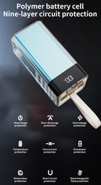 Power bank para carga durante viajes y uso diario | 80000Mah