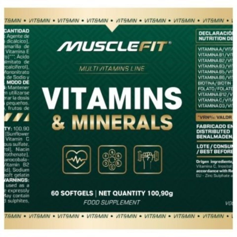 Pack Multivitaminas 60 cáps + Omega 3 90 cáps - MUSCLEFIT