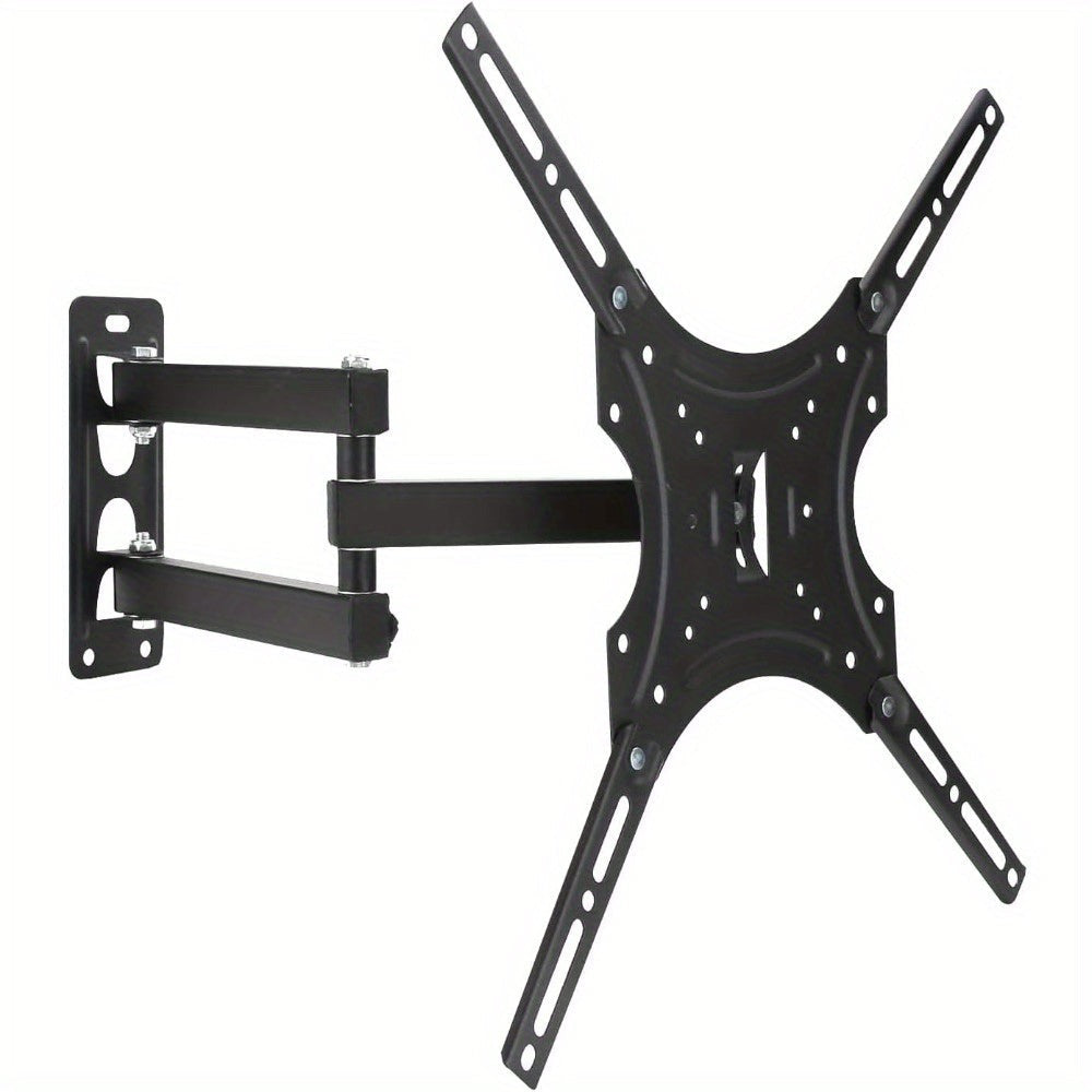 Soporte de pared universal giratorio e inclinable para TV, soporte para TV o monitores planos o curvos de 81.28-139.7 cm