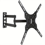 Soporte de pared universal giratorio e inclinable para TV, soporte para TV o monitores planos o curvos de 81.28-139.7 cm