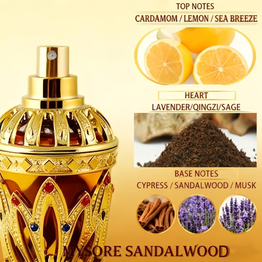 Set de regalo de perfume de 2 piezas para hombre y mujer | Perfume EDP para hombre de 90 ml con aroma oceánico amaderado a sándalo + Perfume para mujer de 30 ml con aroma picante floral afrutado Tacón Alto | Duradero, perfecto para el Día de San Valentín