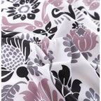 Juego de cama 4 piezas con funda elástica, (Funda de Edredón + Funda Protectora de Colchón + 1/2 Fundas de Almohada), Juego de Funda de Edredón 3-4 Piezas Estilo Nórdico de Color Sólido/Estampado, Ajustable para Camas de 90/105/135/150/180 cm, Regalo Navi
