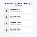 Colcha Bouti Reversible Tacto suave Calidad superior Ligera de Verano - Cubrecama con Relieve Geométrico Termosellado, Estilo Moderno y Suave (Solo Colcha No incluye fundas)