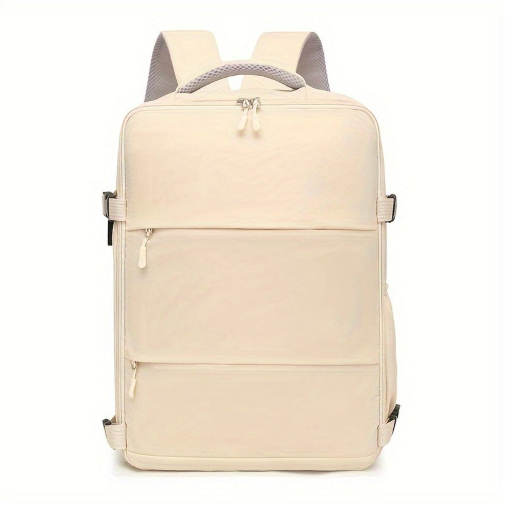 Mochila de Viaje Versátil para Mujer, Bolso Casual Estiloso y Multifuncional para Laptop, Mochila Deportiva para Exteriores con Compartimento para Zapatos
