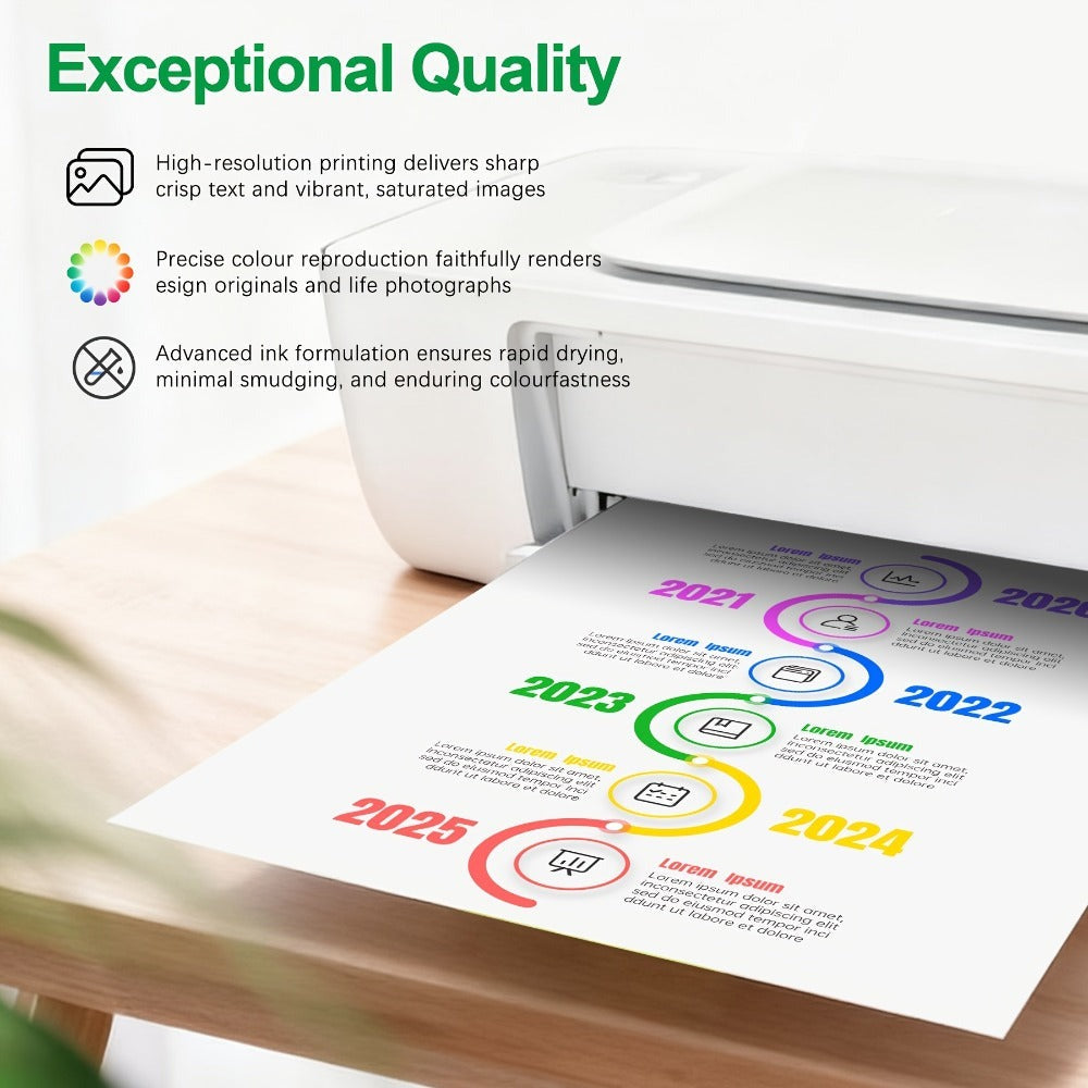 Vendidos por separado, paquete de 2 cartuchos de tinta 303XL para HP 303XL de alto rendimiento, compatibles con HP 7220e 7224e 7920e 7924e Envy Photo 6220 6230 6232 6234 7130 7234 7830 Tango X, negro y tricolor
