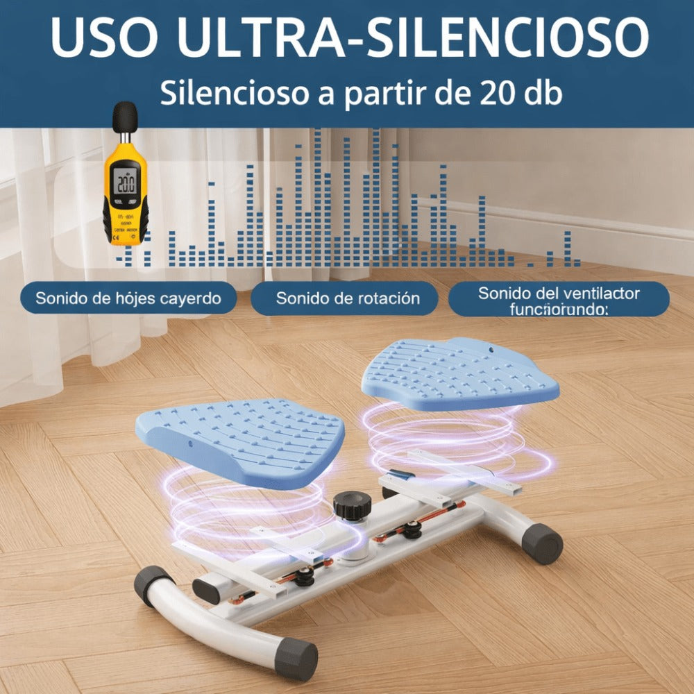 Equipo de fitness giratorio de cintura para uso doméstico, quemador de grasa abdominal, equipado con bandas de resistencia, tabla de ejercicios silenciosa y antideslizante para entrenamiento de core, piernas y glúteos (capacidad de peso 136 kg - rosa - mo
