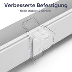 Persianas enrollables dobles Sekey con fijación de clip (no requiere taladrar) para ventanas, persianas enrollables dobles de dos tonos, persianas enrollables duo, protección solar, blanco y gris claro, marrón claro y gris-marrón, verde y verde claro