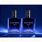 Set de Perfumes de 3 Opciones (Paquete de 2) (2 X 55 ml/1.8 oz) | Botellas con Degradado Negro/Azul | Aroma a Bergamota y Cuero | Perfecto para Inauguración de Casa y Uso Personal