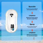 Puruikai 09 Black Friday Navidad Nuevo Producto Almacén Local Robot de Limpieza de Ventanas Inteligente, Máquina de Limpieza de Vidrios con Control Remoto y Rociador de Agua Automático